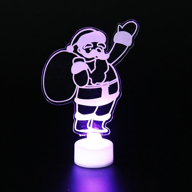 クリスマスサンタクロース　LEDナイトライト　デコレーション